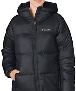 Columbia Women’s Puffect Mid Hooded Winter Jacket, Water repellent