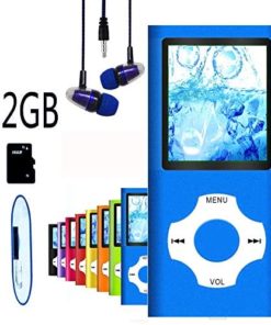 MP3 Player / MP4 Player, Hotechs MP3 Music Player with 32GB Memory SD Card Slim Classic Digital LCD 1.82'' Screen Mini USB Port with FM Radio, Voice Record