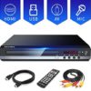 Sandoo DVD Player for TV, Multi-Format Region Free DVD CD/Disc Player, HDMI Cable Included, USB/MIC Input for TV, Built-in PAL/NTSC System, Upgraded Remote, NOT Blu-ray DVD Player, MP2206