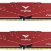 TEAMGROUP T-Force Vulcan Z DDR4 16GB Kit (2 x 8GB) 3000MHz (PC4 24000) CL16 Desktop Memory Module Ram - Red - TLZRD416G3000HC16CDC01