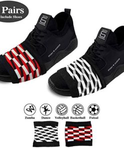 TTY Socks and Sneakers Dancing on Smooth floorShoes Dancing on Floor-Fitness and Linear Dancing Shoe Covers Rotate and Glide, Easy to Protect Knees