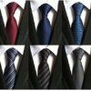 WeiShang Lot 6 PCS Classic Men's Tie Silk Necktie Woven JACQUARD Neck Ties